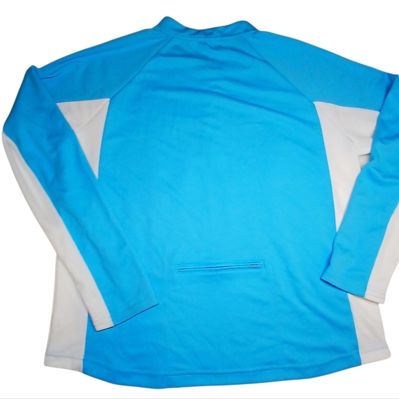 L.L.Bean Women’s XL Blue Half Zip Active Pullover Top - Picture 2 of 7